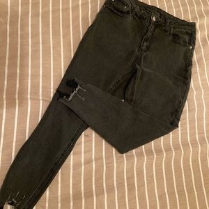 Shein Black Denim skinny jeans size 0XL
